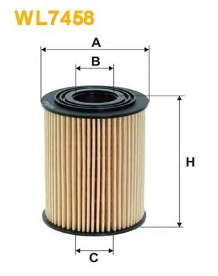 WIX FILTERS wl7458 -  Фильтр масляный двигателя